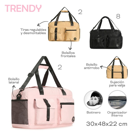 [LN-37465] BOLSO DEPORTIVO TRENDY 18572