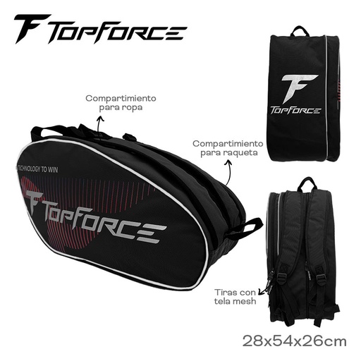 [LN-29272] BOLSO PALETERO TOP FORCE 28221