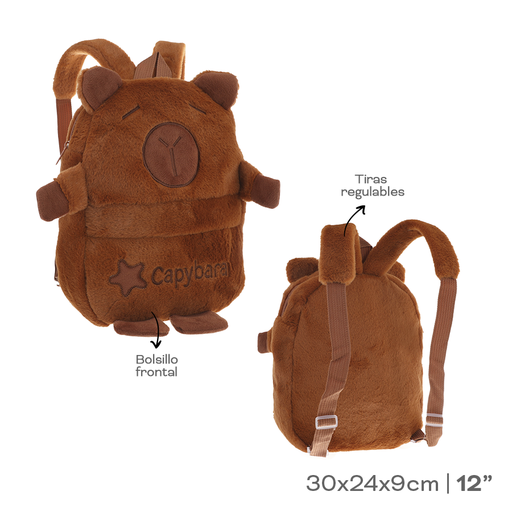 [LN-37452] MOCHILA PELUCHE CAPIBARA 53707