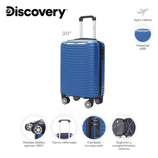 [LN-37318] VALIJA CARRY ON DISCOVERY 28555