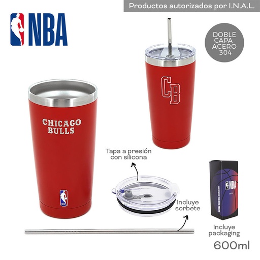 [LN-35868] VASO TERMICO NBA CHICAGO BULLS 31366
