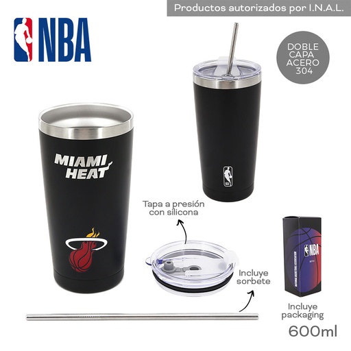 [LN-35864] VASO TERMICO NBA MIAMI HEAT 31364