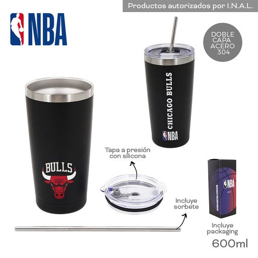 [LN-35499] VASO TERMICO NBA CHICAGO BULLS 31356