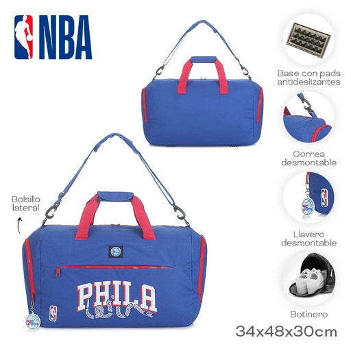 [LN-26685] BOLSO DEPORTIVO NBA PHILALPHIA 17132