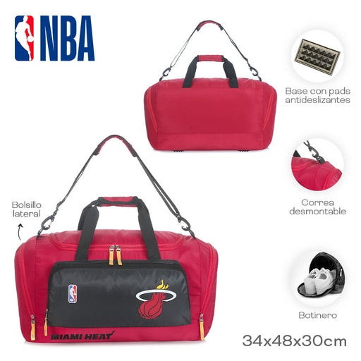 [LN-26681] BOLSO DEPORTIVO NBA MIAMI HEAT 17130