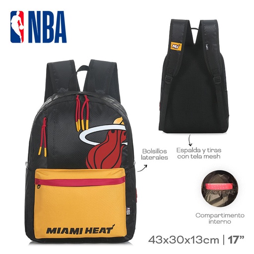 [LN-26693] MOCHILA NBA MIAMI HEAT 17136