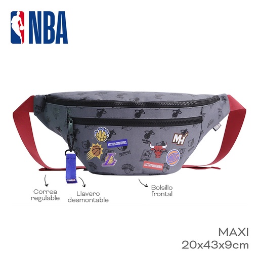 [LN-28873] RIÑONERA NBA CORDURA ALL TEAMS 28151