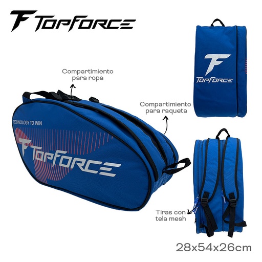 [LN-29271] BOLSO PALETERO TOP FORCE 28220