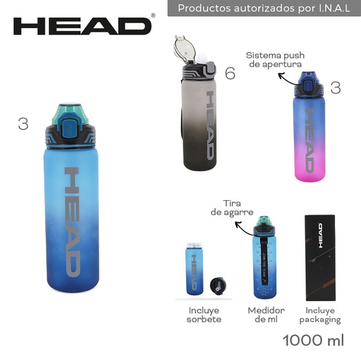 [LN-36318] BOTELLA HEAD 31371