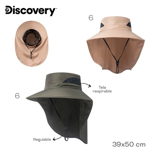 [LN-27486] GORRO PESCADOR DISCOVERY 16421