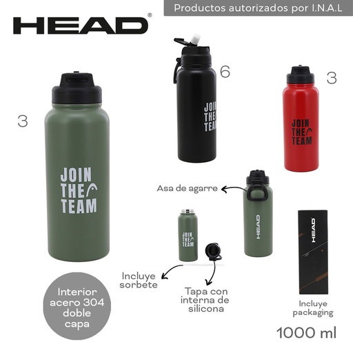 [LN-36342] BOTELLA TERMICA HEAD 31394