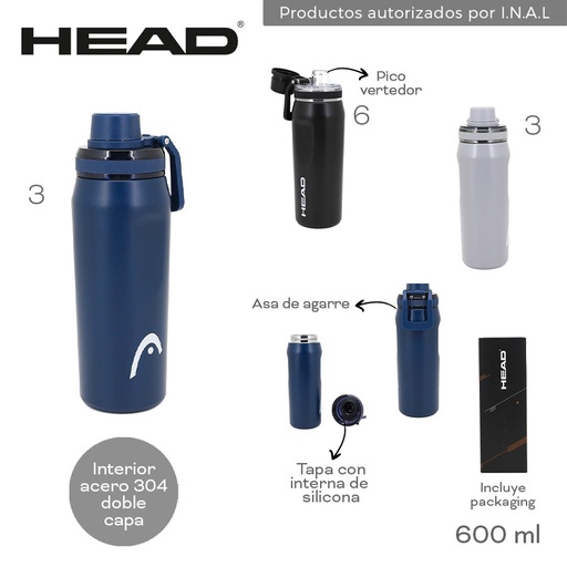 [LN-36338] BOTELLA TERMICA HEAD 31392