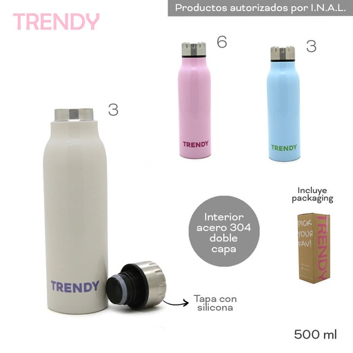 [LN-23232] BOTELLA TERMICA TRENDY 16442