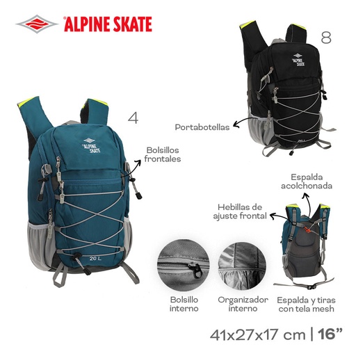 [LN-35431] MOCHILA CAMPING ALPINE SKATE 53671