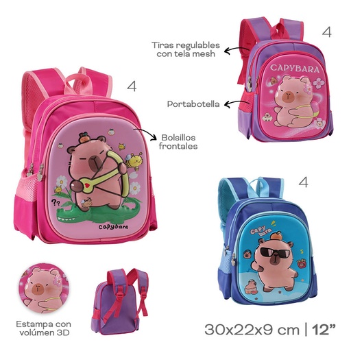 [LN-34140] MOCHILA INFANTIL CAPYBARA 53652