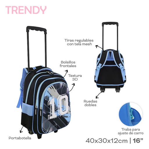 [LN-34208] MOCHILA CARRO TRENDY 30128
