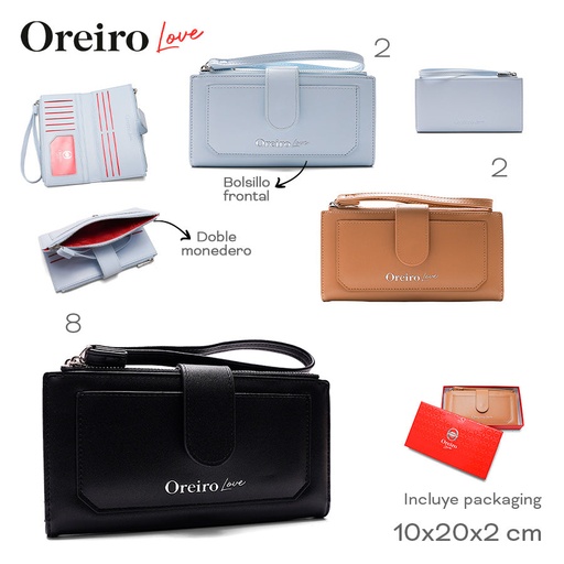 [LN-32912] BILLETERA OREIRO LOVE 28747