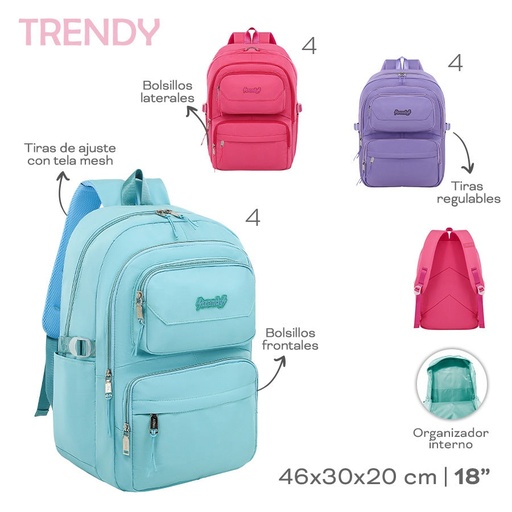 [LN-34879] MOCHILA TRENDY 18530