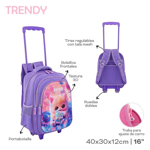 [LN-34228] MOCHILA CARRO TRENDY 30092