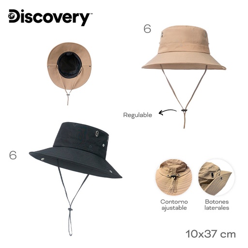 [LN-27481] GORRO PESCADOR DISCOVERY 16419