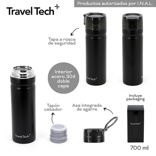 [LN-31603] BOTELLA TERMICA TRAVEL TECH 18621