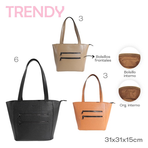 [LN-31484] TOTE BAG TRENDY 28409