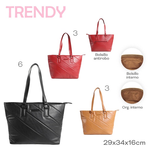 [LN-31475] TOTE BAG TRENDY 28407