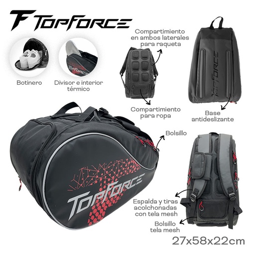[LN-29286] BOLSO PALETERO TOP FORCE 28230
