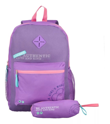 [LN-28646] MOCHILA + CARTUCHERA BAGCHERRY 440006