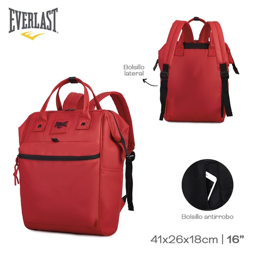 [LN-28299] MOCHILA EVERLAST BOCA DE PEZ NYLON 22444