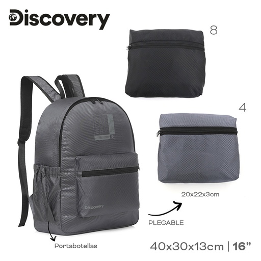[LN-27759] MOCHILA PLEGABLE DISCOVERY 17824