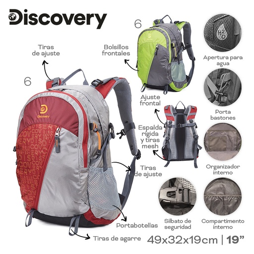 [LN-27388] MOCHILA CAMPING DISCOVERY 22310