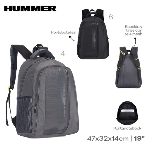 [LN-25776] MOCHILA PORTANOTEBOOK HUMMER 16744