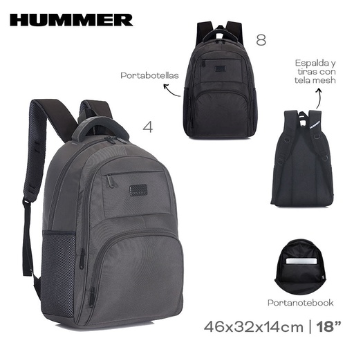 [LN-25770] MOCHILA PORTANOTEBOOK HUMMER 16743