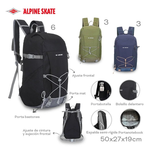 [LN-25584] MOCHILA ALPINE SKATE 16242