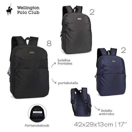 [LN-24396] MOCHILA WELLINGTON POLO CLUB 51506