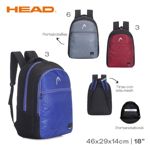 [LN-22522] MOCHILA PORTANOTEBOOK HEAD 16290