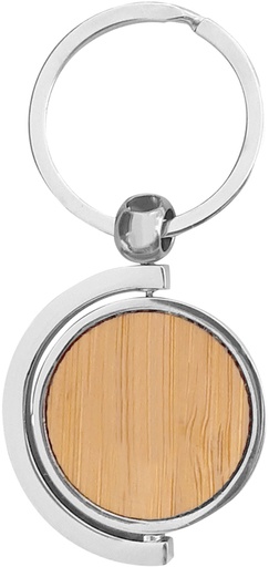 [SS-T648] Llavero de bambú "SPIN"