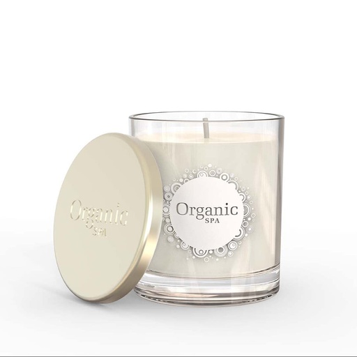 [OS-W37Z] VELA VEGETAL EN VASO CHICO MANZANA & CANELA
