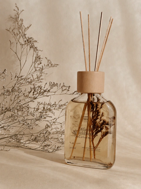 [SM-SERMAYO376] Difusor de Ambientes Clasic Parfum + Varillas + Tapita de Madera - BEST SELLER