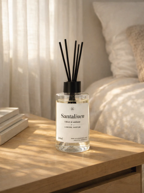 [SM-DIFUSORDEAMBIENTES] Difusor de ambientes Lumiére Parfum 250ml + varillas y tapa difusora negra