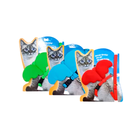 [RA-P068ALAS] Pretal correa ajustable para gatos y perros pequeños, con alas