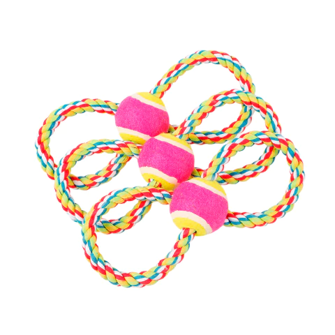 [RA-P402] Soga infinito con pelota. 26x11 cm