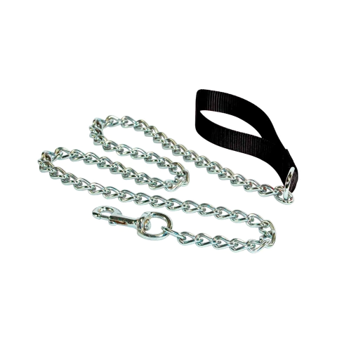 [RA-P35120] Correa metal cadena 120cm, gancho gatillo