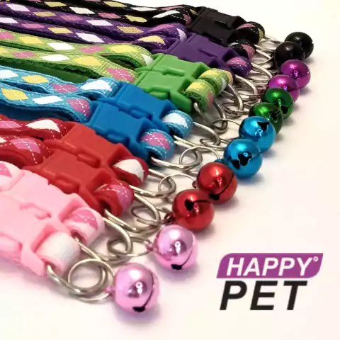 [HP-152] Collares regulables fantasia para cachorros. 6 unidades