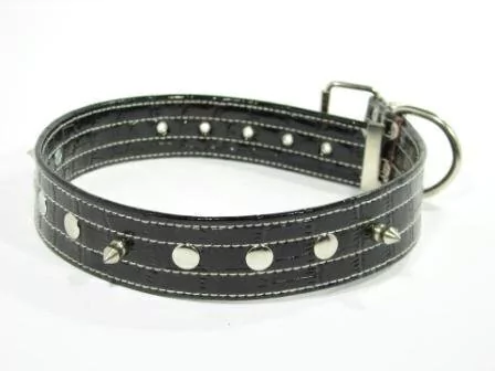 [HP-1315] Collares eco-cuero con apliques