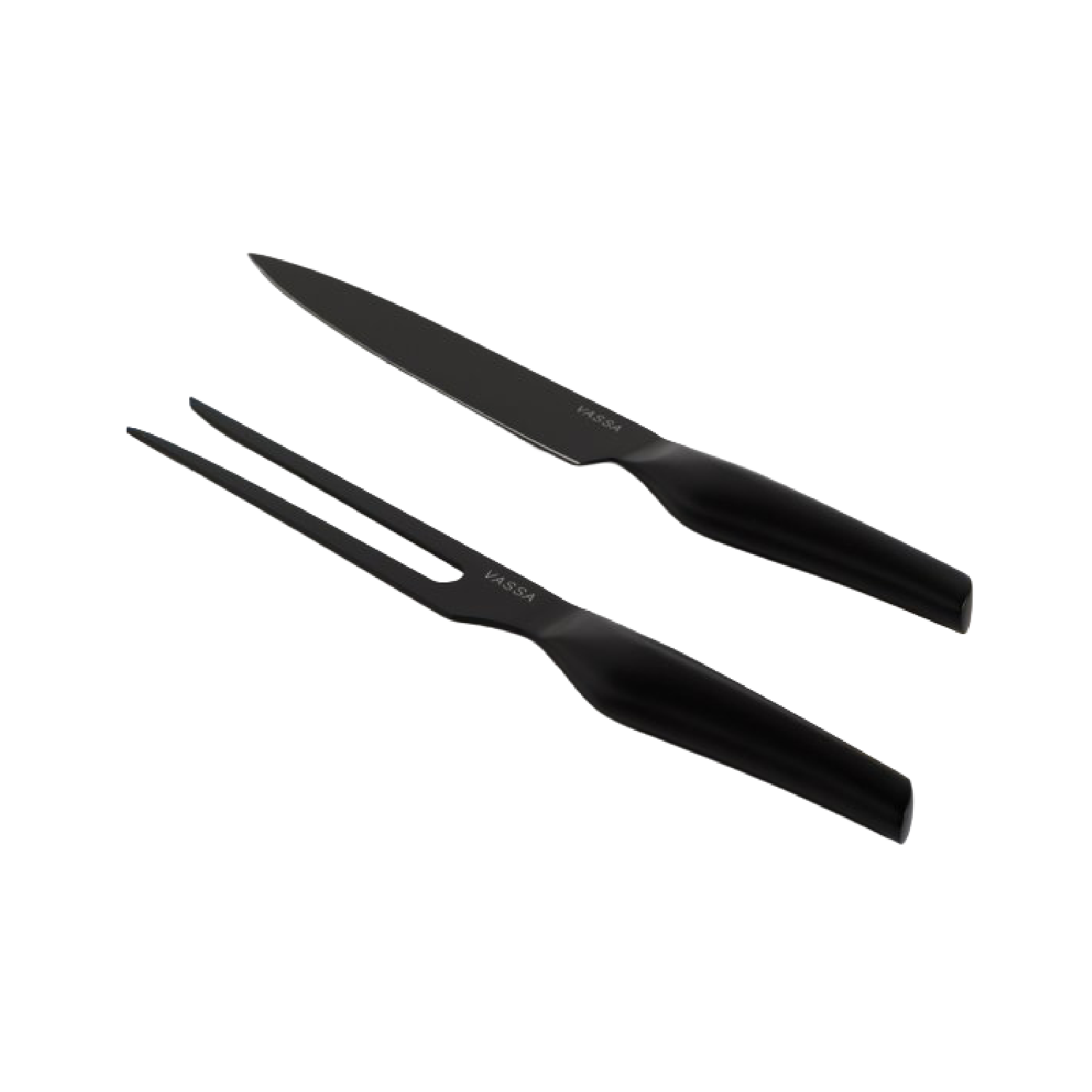 [UA-MAC20559] SET DE ASADO ACERO INOXIDABLE NEGRO VASSA
