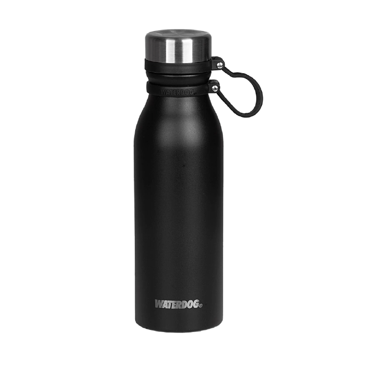 [UA-MAC89457] BUHO600BK BOTELLA DEPORTIVA ACERO INOX NEGRA