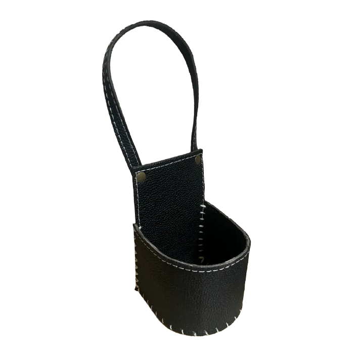 [UA-MAC64010] PORTA MATE ECOCUERO NEGRO
