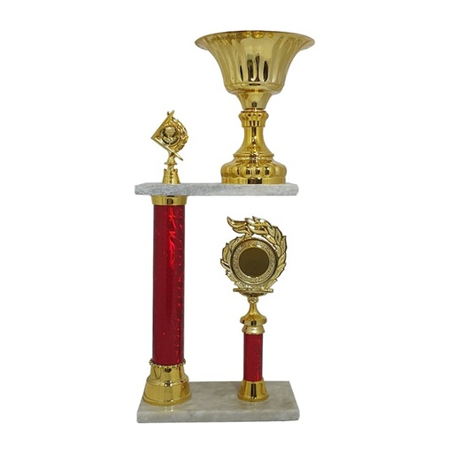[MB-009] Trofeos TROFEOS 01 COLUMNA CON COPA METALICA